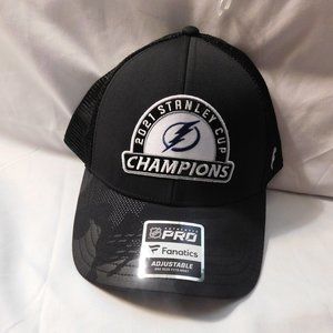 Tampa Bay Lightning NHL Stanley Cup Champions Hat Fanatics 2021